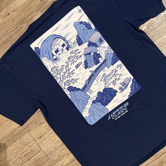 Lurking Class by Sketchy Tank x Mr. Tucks Chapter 2 Navy T-Shirt - Picture 6 of 7